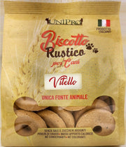 Unipro Galleta Rustica de ternera, alimento complementario para perros, 300 g