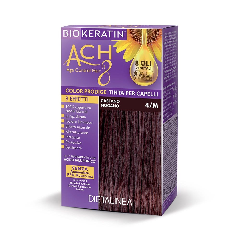 Biokeratin Ach8 Hair Color Castaño Caoba 4 / M-3