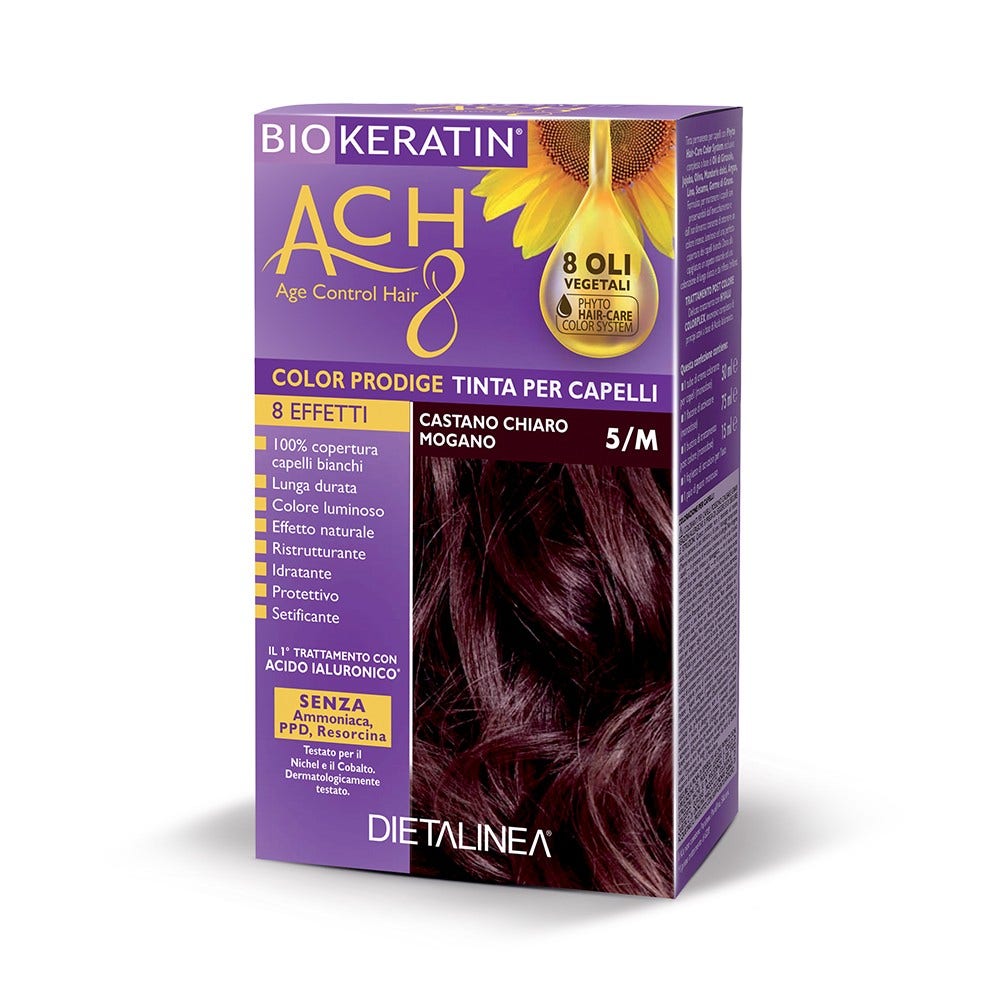 Biokeratin Ach8 Hair Color Caoba Castaño Claro 5 / M-2