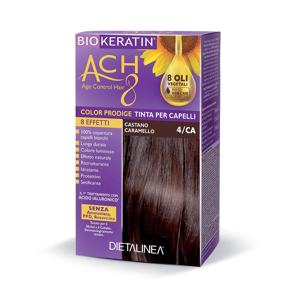 Biokeratin Ach8 Hair Color Marrón Caramelo 4 / CA-4