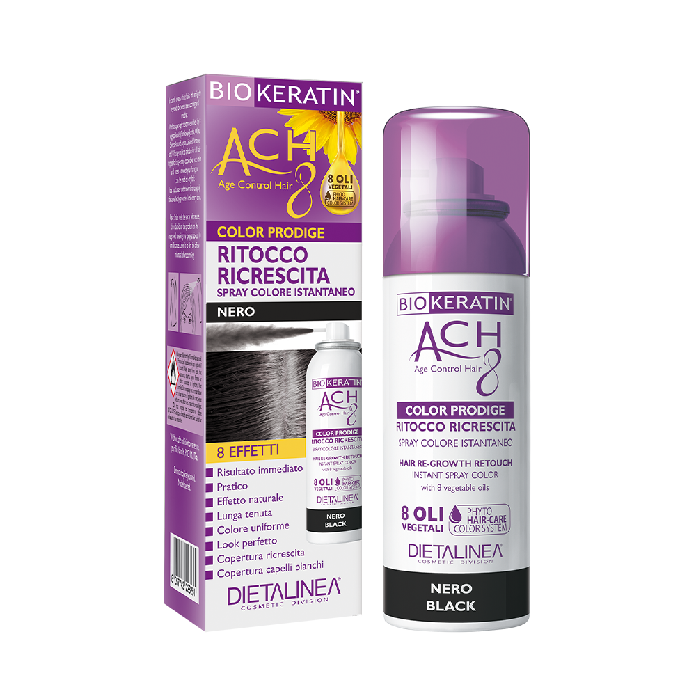 Biokeratin Ach8 Retoque Rebrote Spray Negro 75ml-1
