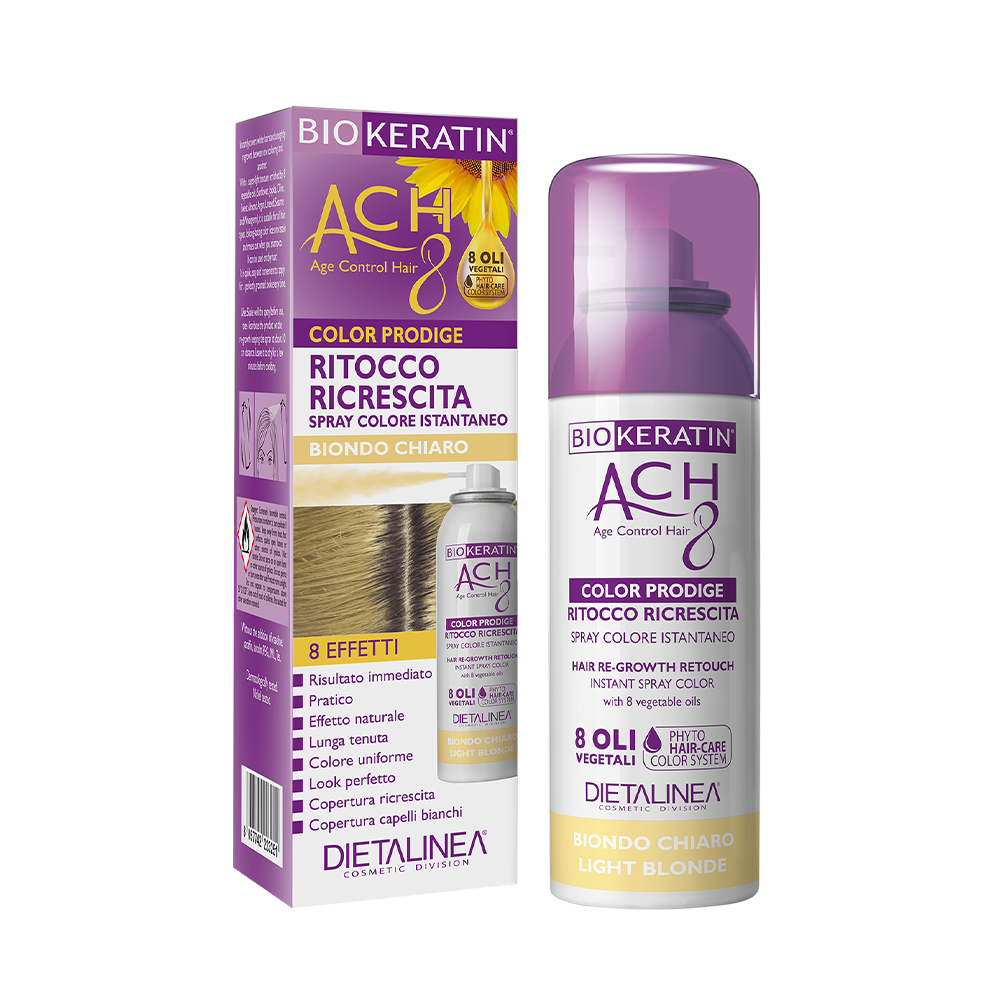Biokeratin Ach8 Spray Regenerador Retoque Rubio Claro 75ml-2