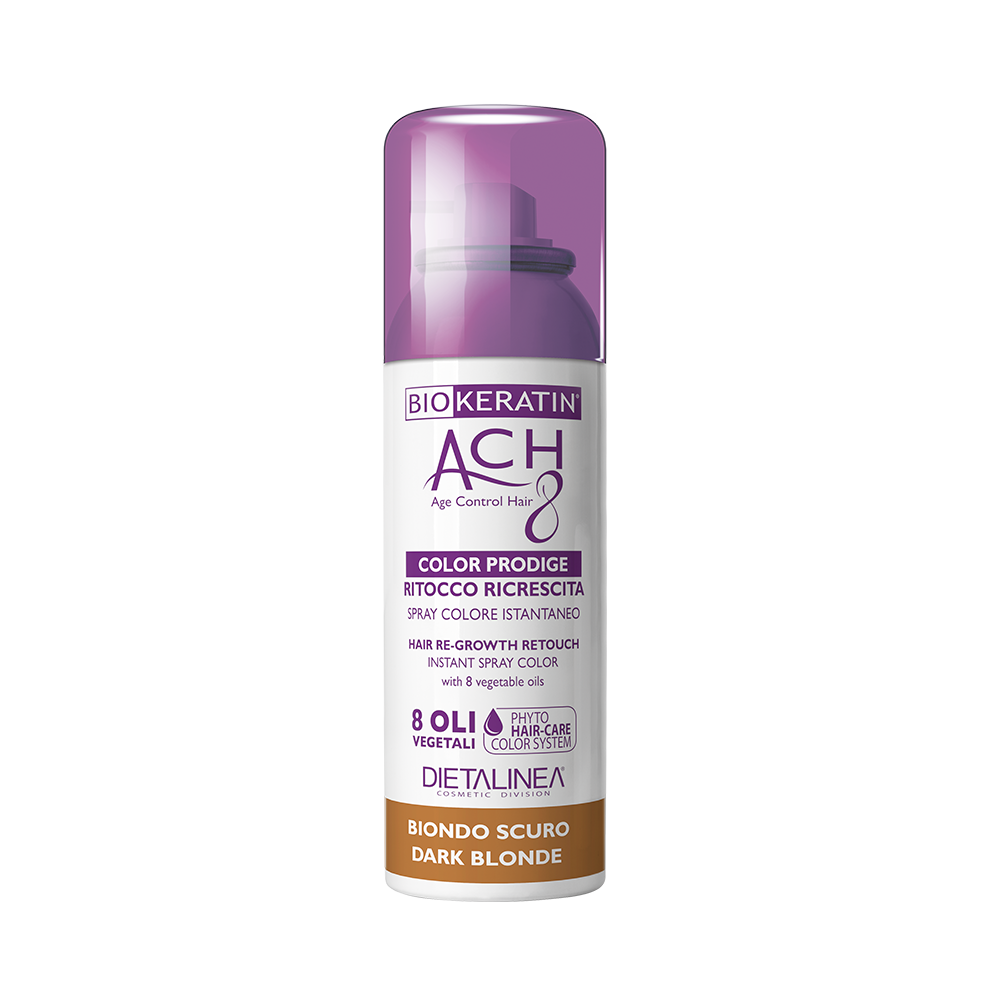 Biokeratin Ach8 Spray Retoque Recrecimiento Rubio Oscuro 75ml-2