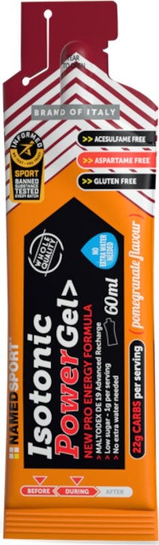 Named Sport Gel isotónico energético de granada 60 ml