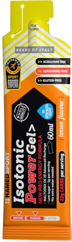 Named Sport Gel isotónico Power Limón 60 ml