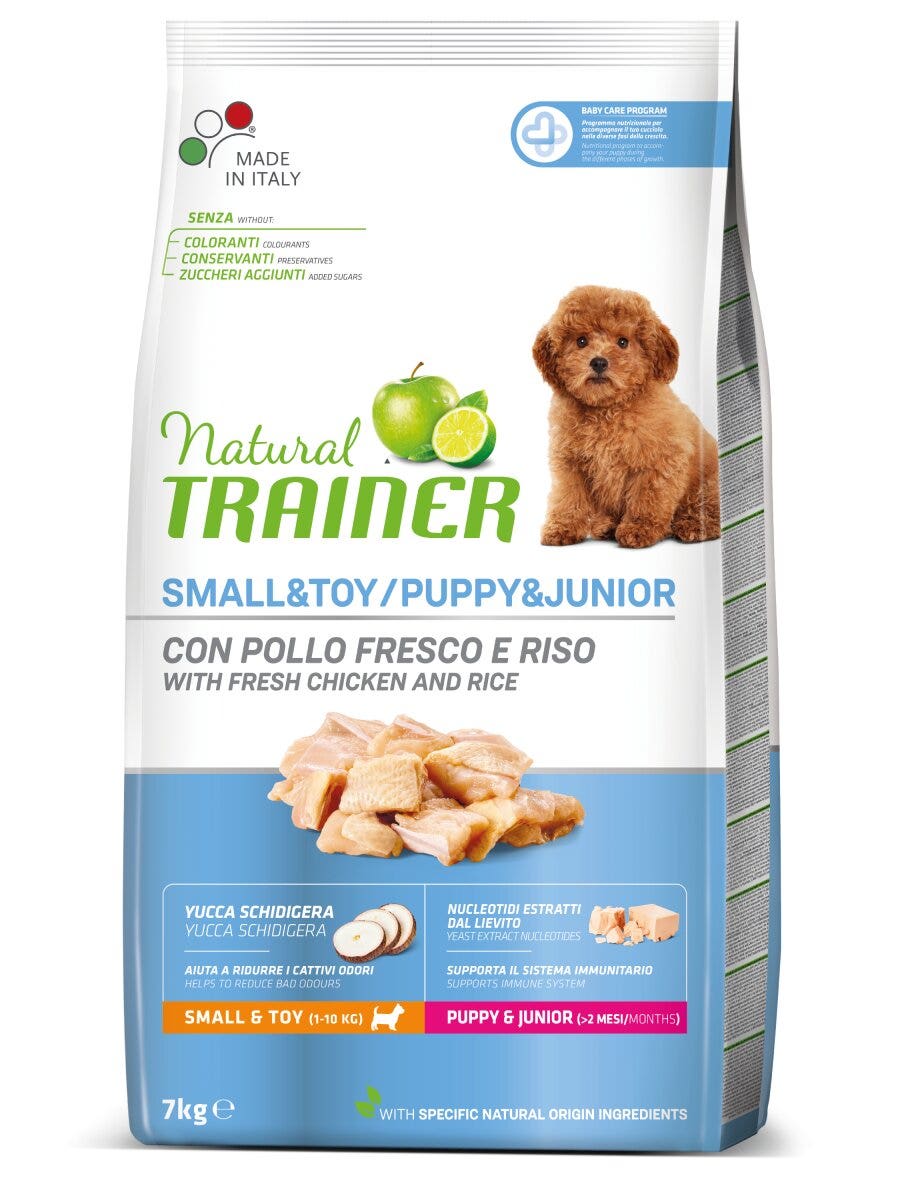 Entrenador Natural Croquetas De Pollo Fresco Para Cachorros Razas Pequeñas Bolsa 7kg-3