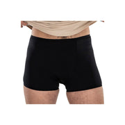Fluyda Boxer Linea Basic Mutandina Assorbente Bianco/Nero Taglia M