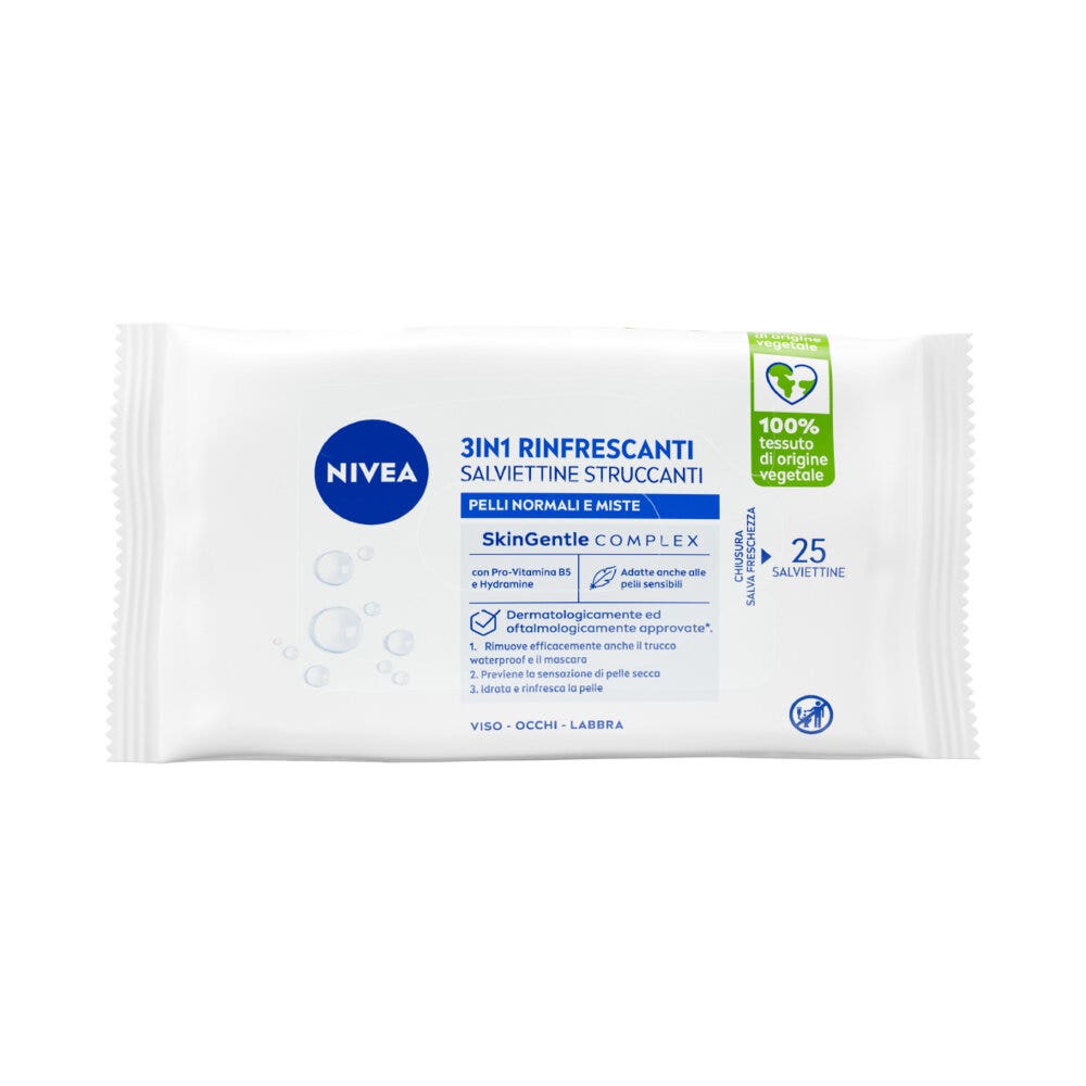 Nivea Toallitas Limpiadoras Piel Normal Y Mixta 25 Unidades-5