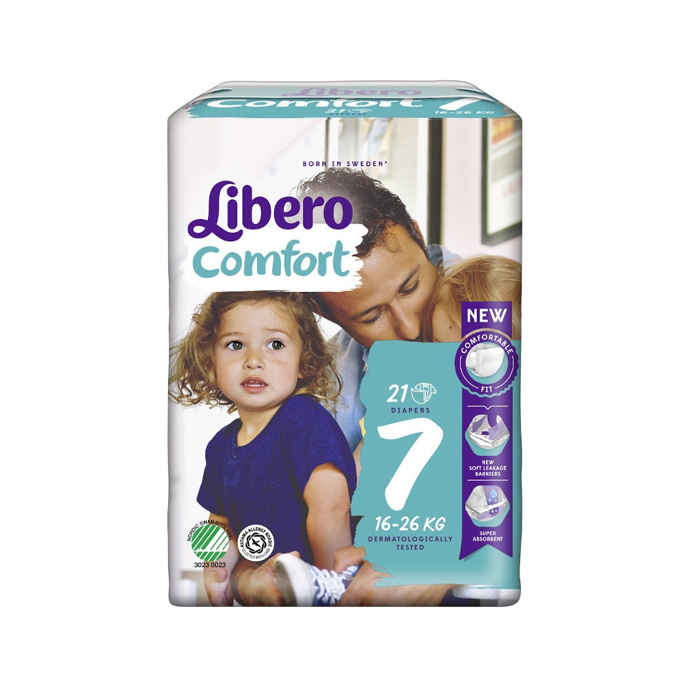 Libero Comfort 7 Pañal Bebé 16-26kg 21 Piezas-3