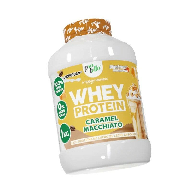 Proteína de suero 1000 g, sabor Caramello Macchiato