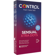 Control Sensual Xtra Dots 6 condones