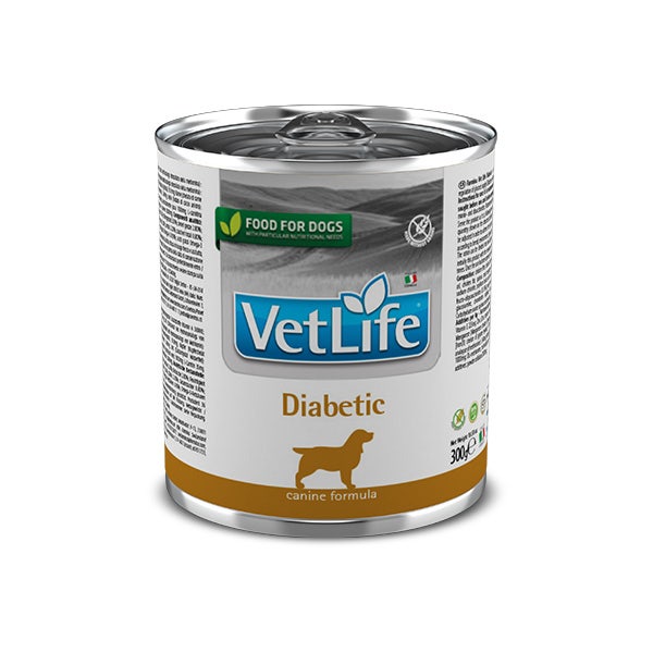 Farmina Vet Life Diabetic Comida húmeda para perros Lata de 300 g