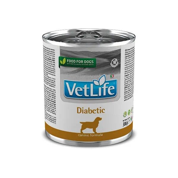 Farmina Vet Life Diabetic Comida húmeda para perros Lata de 300 g