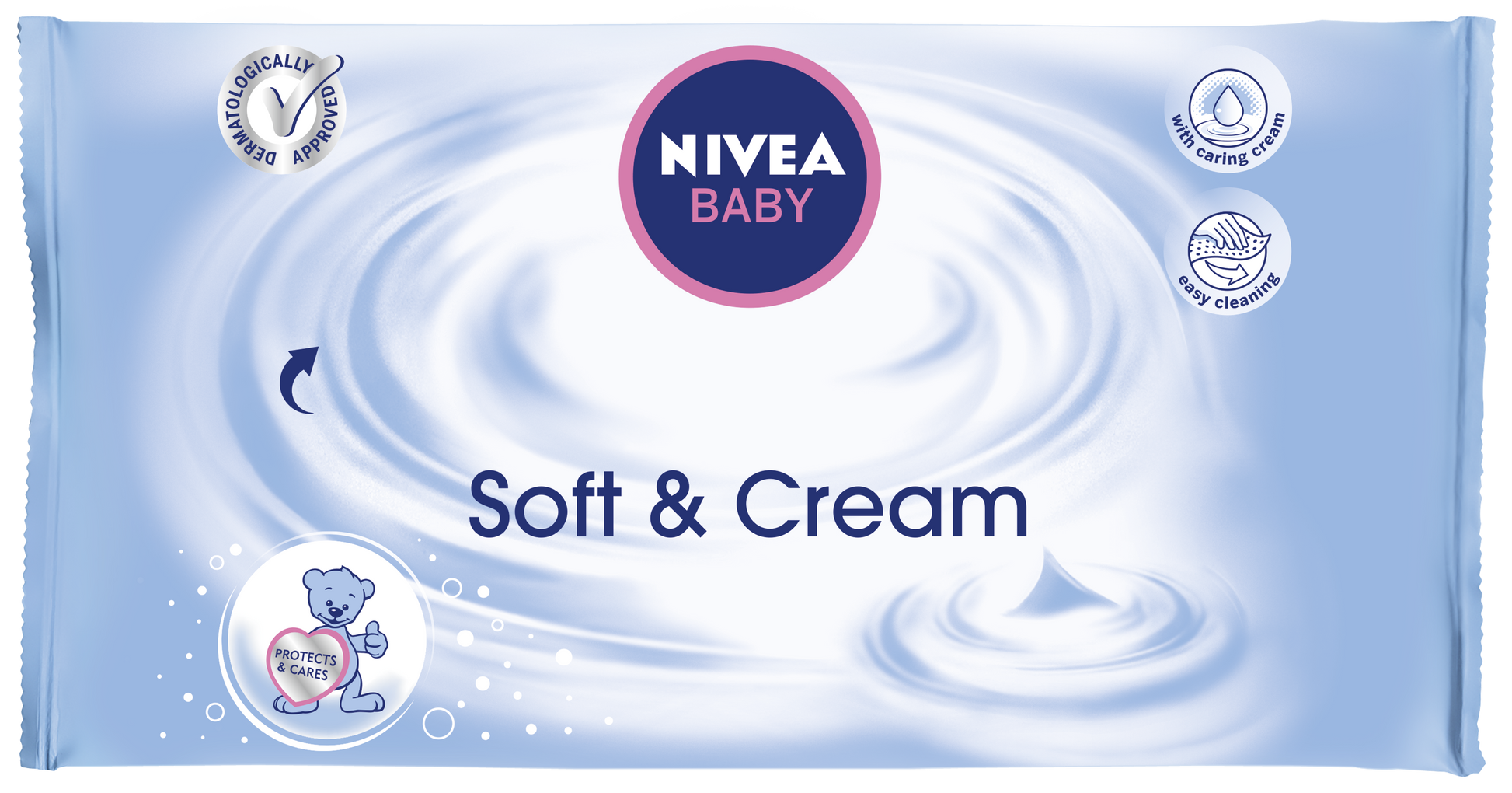 Nivea Baby Toallitas Suaves Y Crema 63 Piezas-1