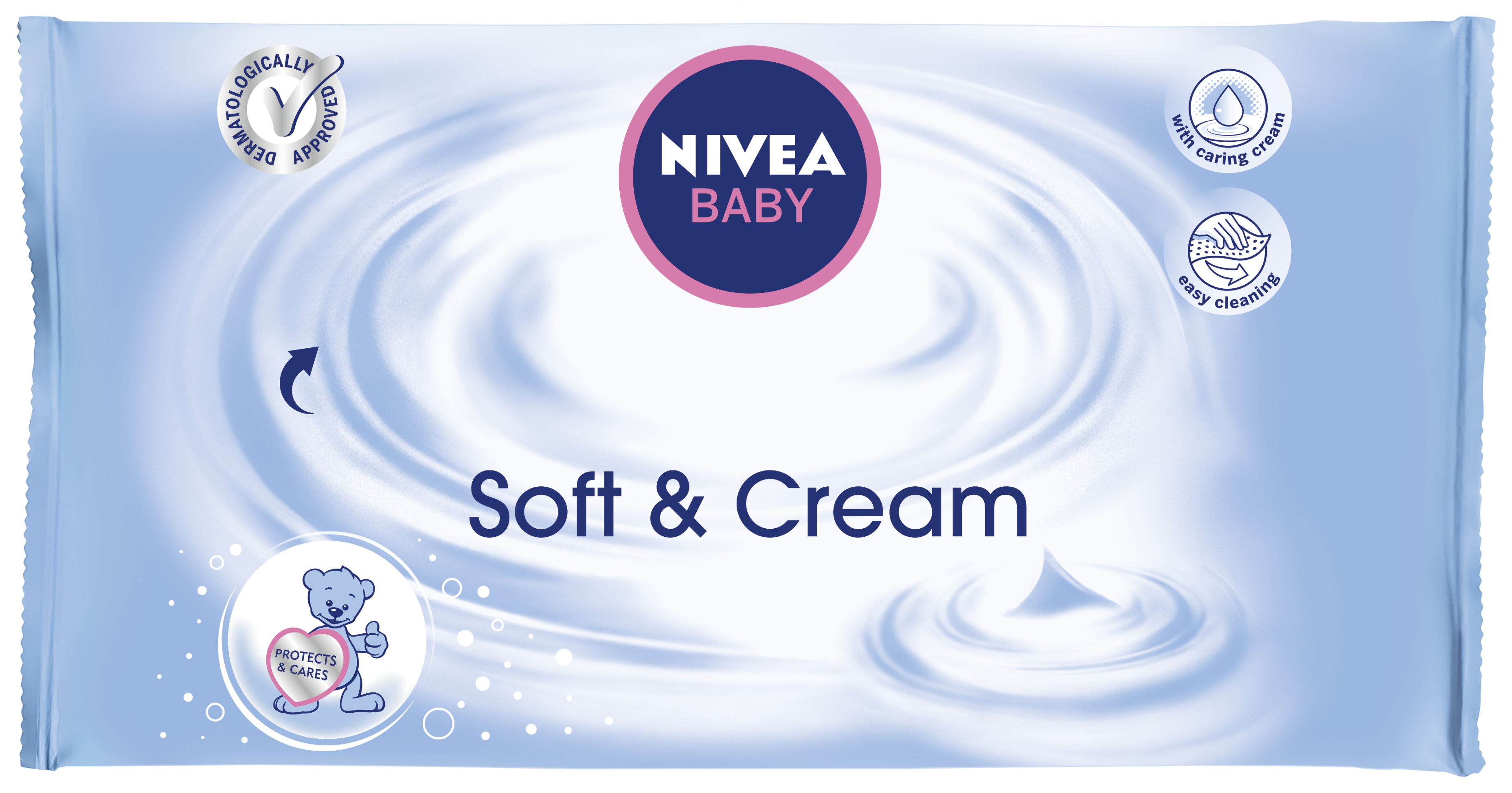Nivea Baby Toallitas Suaves Y Crema 63 Piezas-1