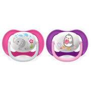 Avent Succhietto Ultra Air Animals Elefante/Pinguino 6-18 Mesi 2 Pezzi