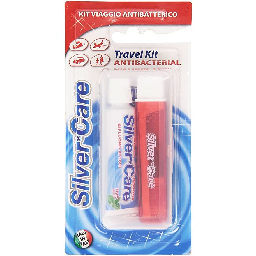 Silvercare Travel Kit Cepillo de dientes + Pasta de dientes-2