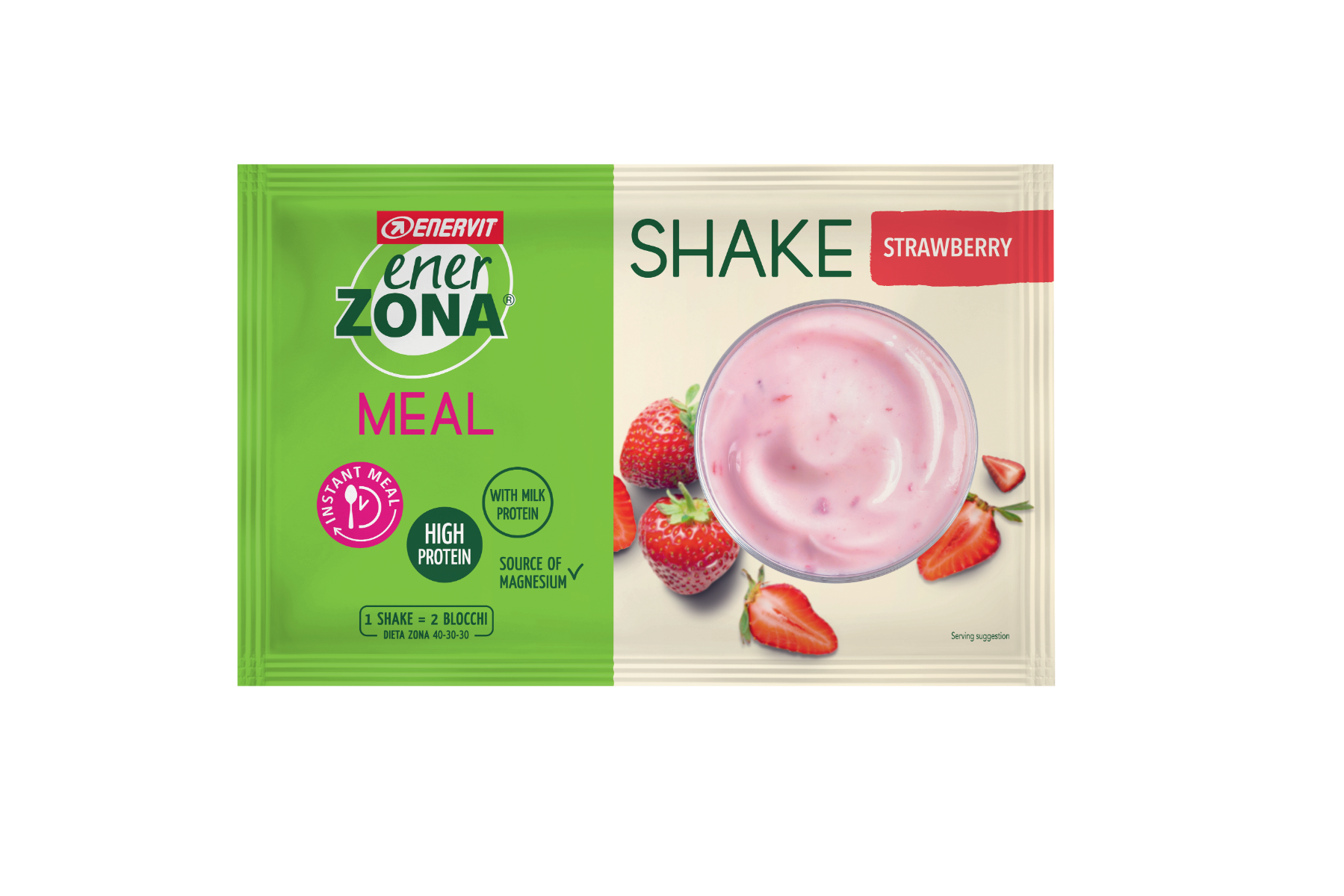Enerzona Instant Meal Fresa / Yogurt 1 Bolsa-2