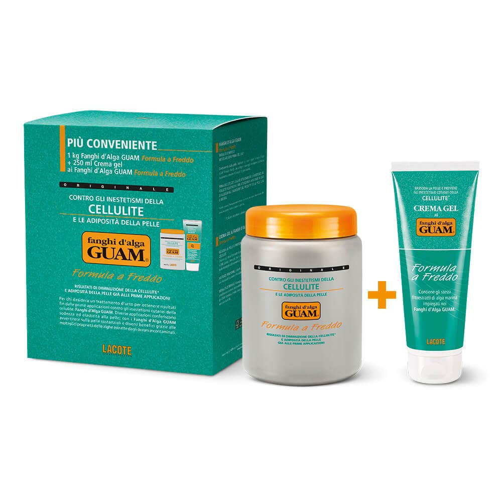 Barro Frío De Algas Guam Formato Conveniencia 1Kg + Gel Crema 250ml-3