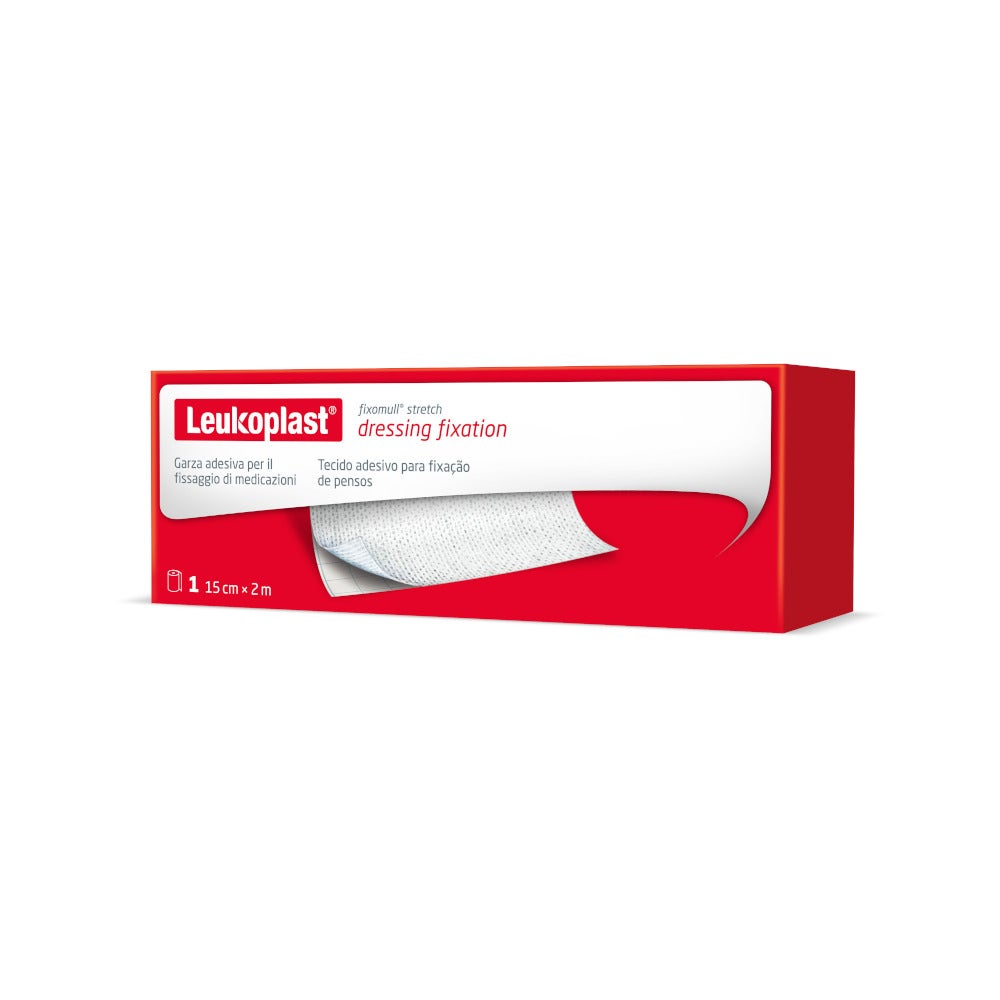 Fixomull Estirar Gasa Adhesiva 2mx15cm-5