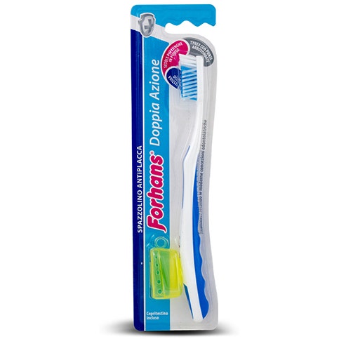 Forhans Doble Acción Antiplaca Cepillo Dental Cerdas Duras 1 Pieza-2