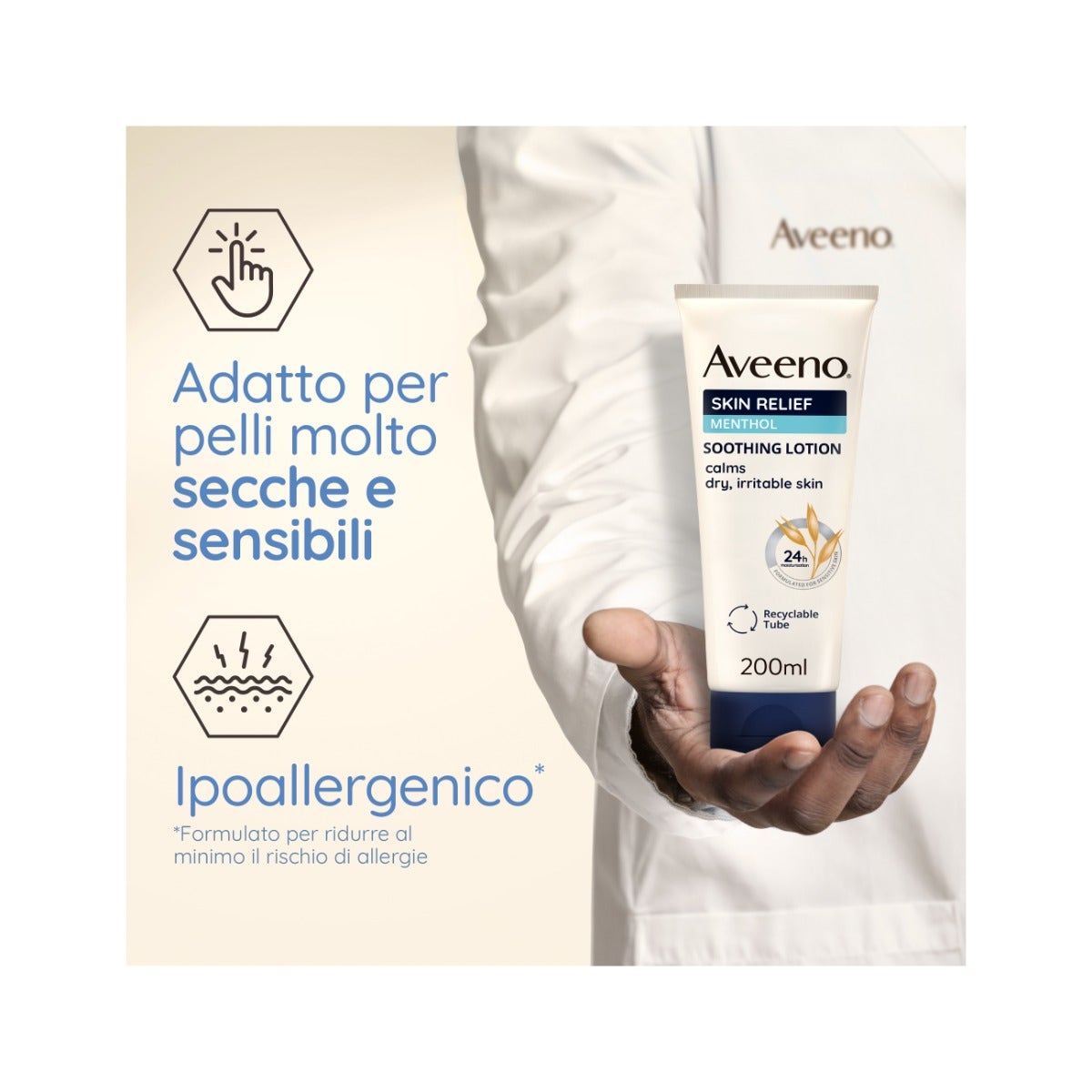 Aveeno Skin Relief Menthol Crema Hidratante Calmante 200 ml-12