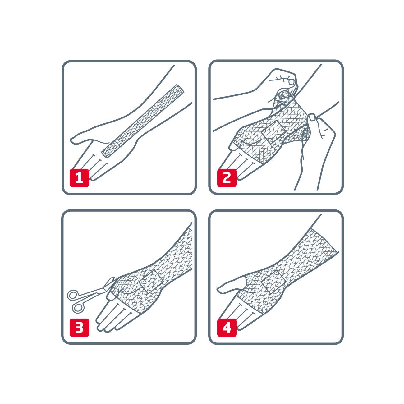 Elastofix Venda Fijación Elástica Mano / Muñeca / Brazo 2,5m-6