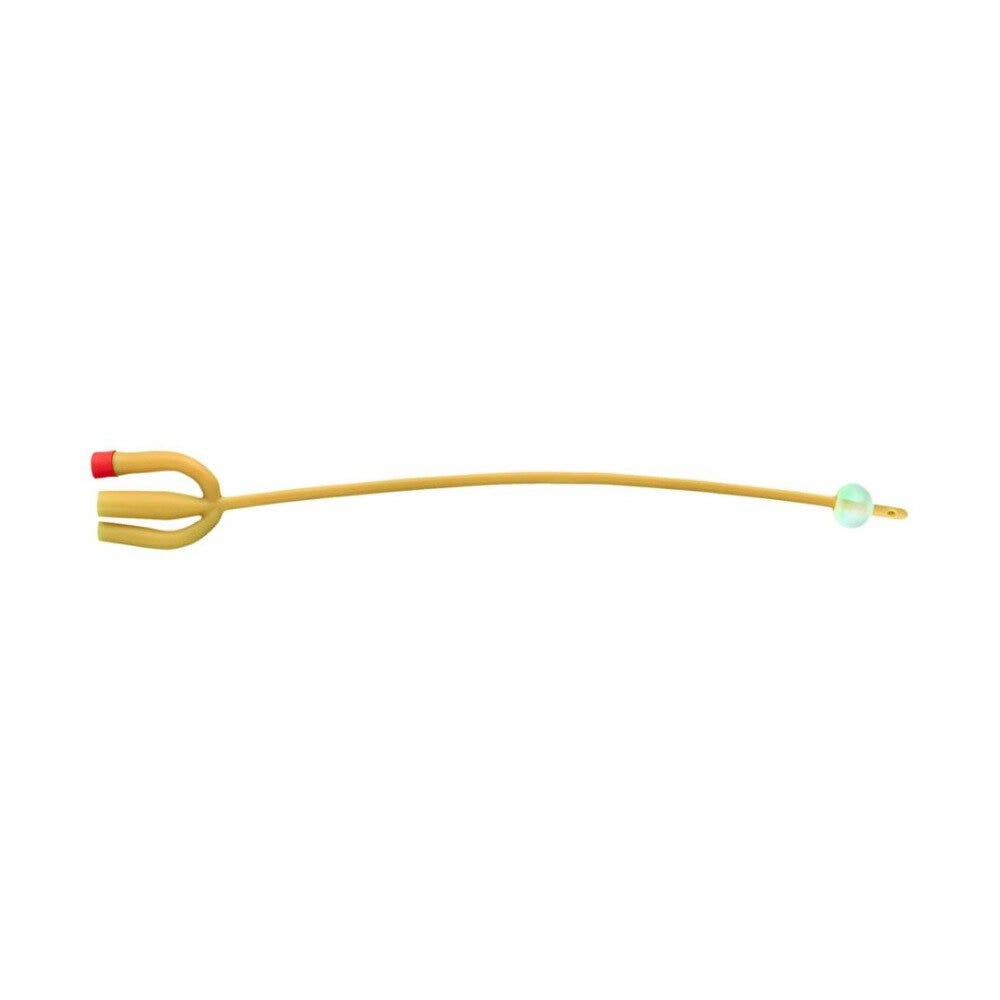 Punta de catéter Foley de látex de silicona Nelaton Globo de 3 vías 5-15 ml Diámetro CH16 5,33 mm 40 cm-1