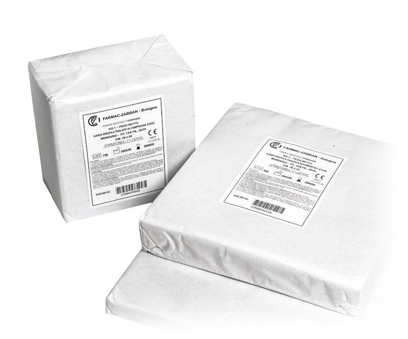 Gasa Comprimida 12/B Hidrofílica 30x30cm 1Kg-1