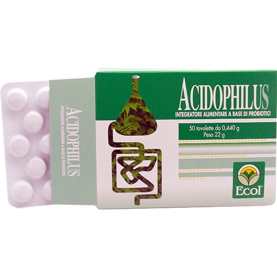 Ecol Acidophilus 50 Comprimidos 0.44g-2
