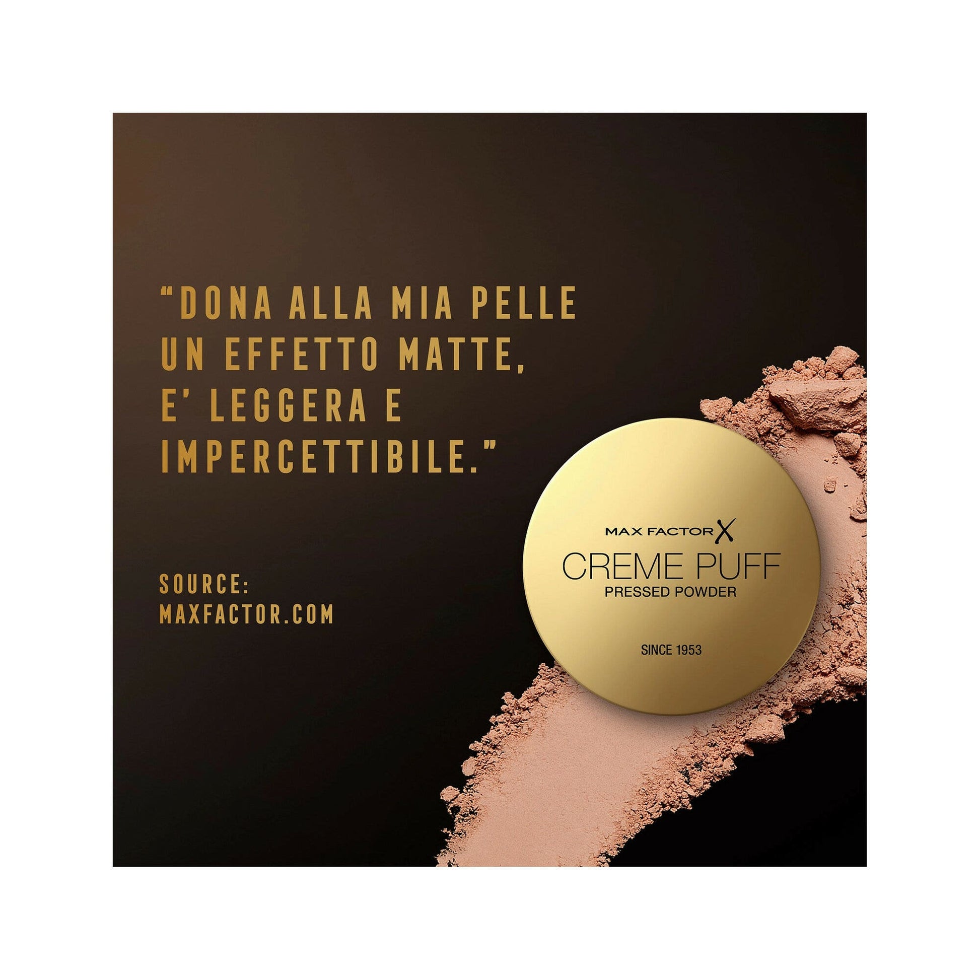 Max Factor Cipria Creme Puff Polvo 41 Beige Medio-6