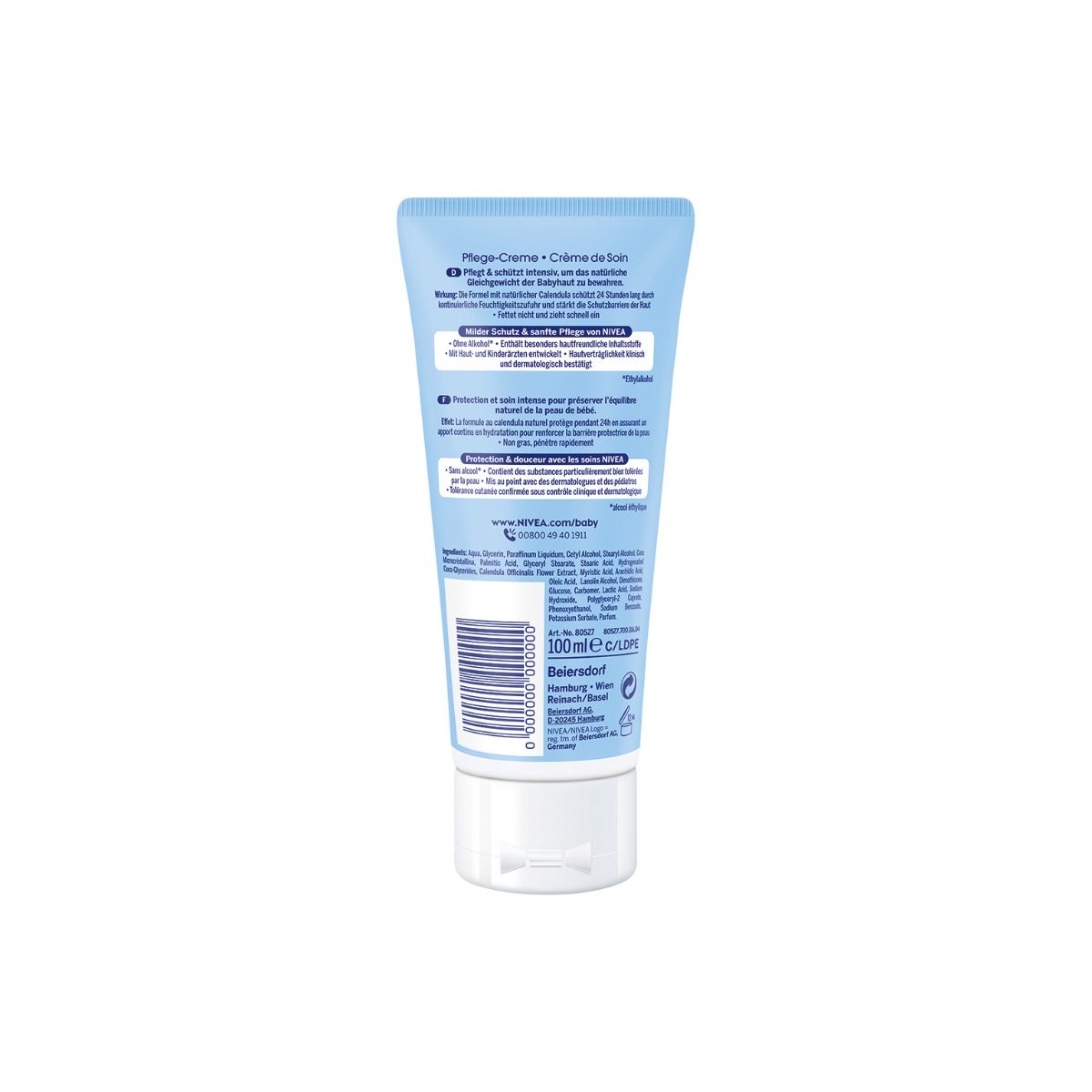 Nivea Baby Crema Hidratante Rostro & Cuerpo 100ml-6