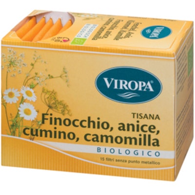 Viropa Té de Hierbas Hinojo / Anís / Comino / Manzanilla 15 Filtros-2