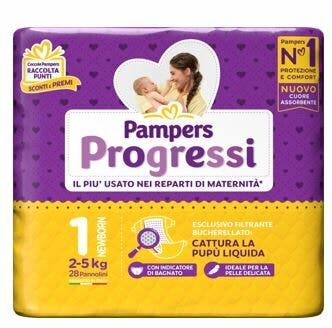 Pampers Progressi Recién Nacido 2-5Kg 20 Piezas-4