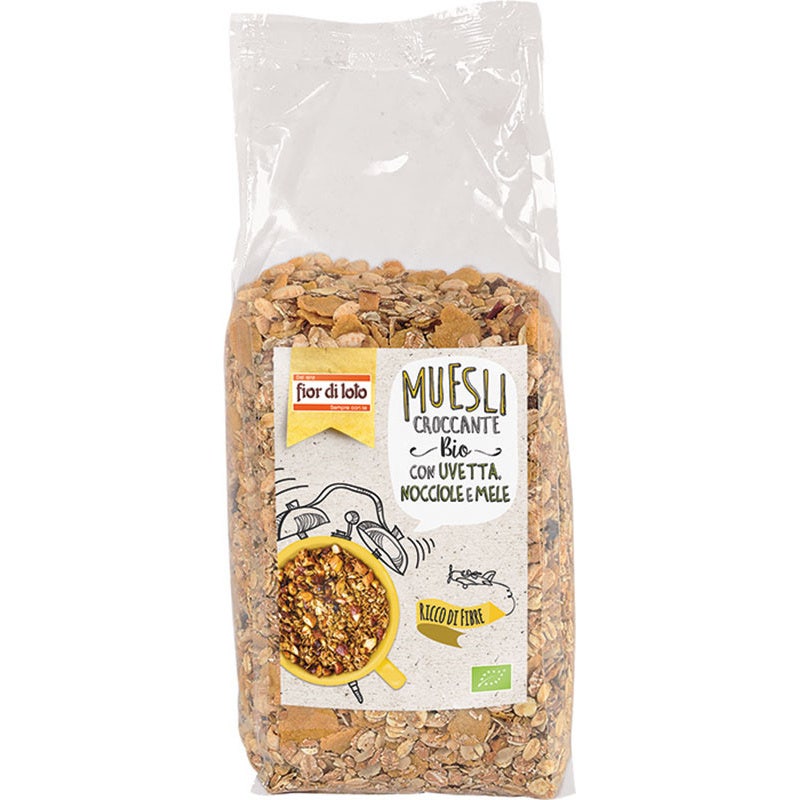 Muesli Crujiente Con Pasas, Avellanas Y Manzanas 750g-3