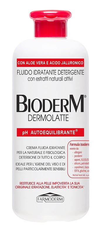 Bioderm Dermolatte Sebum Crema Fluida Limpiadora Restauradora 500ml-2