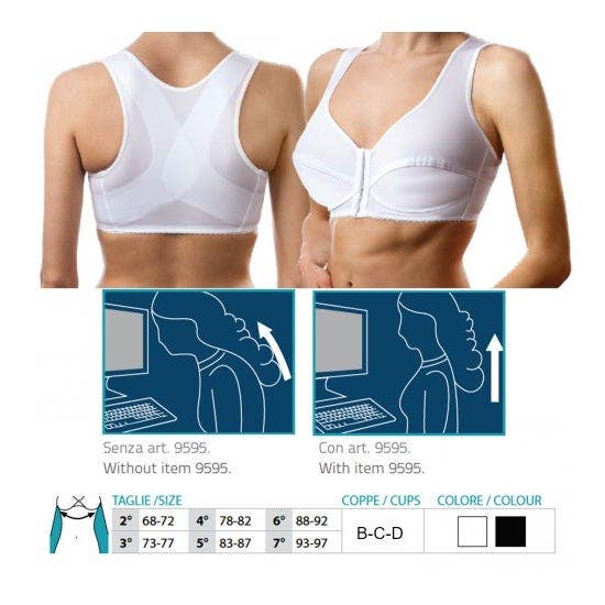 Sujetador Alisador Hombros Orione B Blanco Ref. 9595 Talla 2-1
