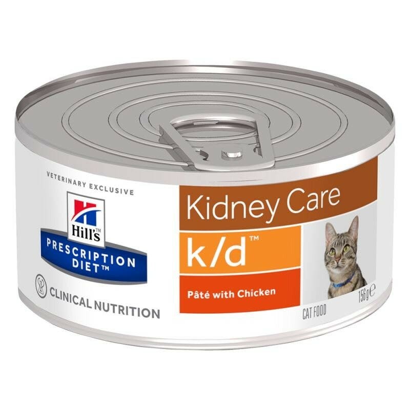 Hill's Prescription Diet k/d Alimento Para Gatos Con Pollo 156g-1