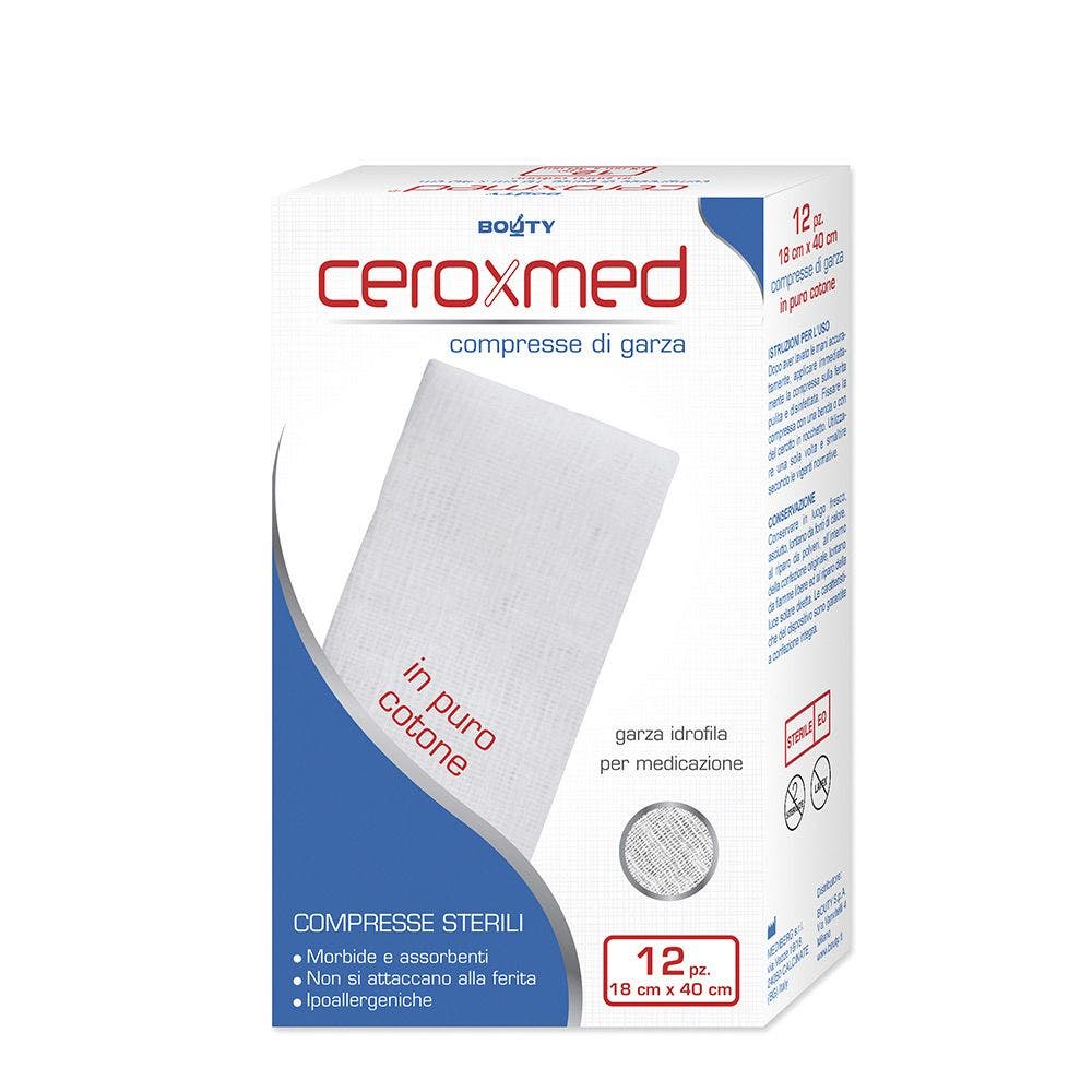 Gasa Ceroxmed 18x40cm 12 Piezas-2