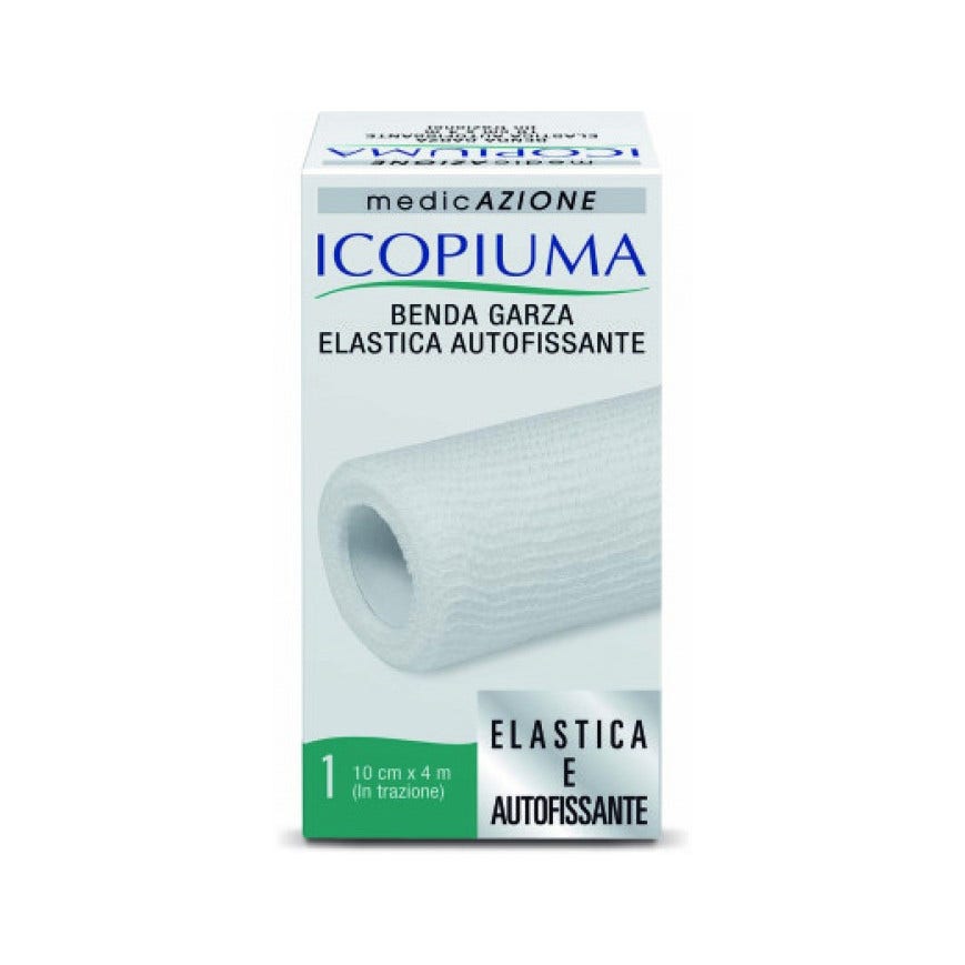 Icopiuma Venda De Gasa Elástica Autofijadora 10cmx4mt 1 Pieza-3
