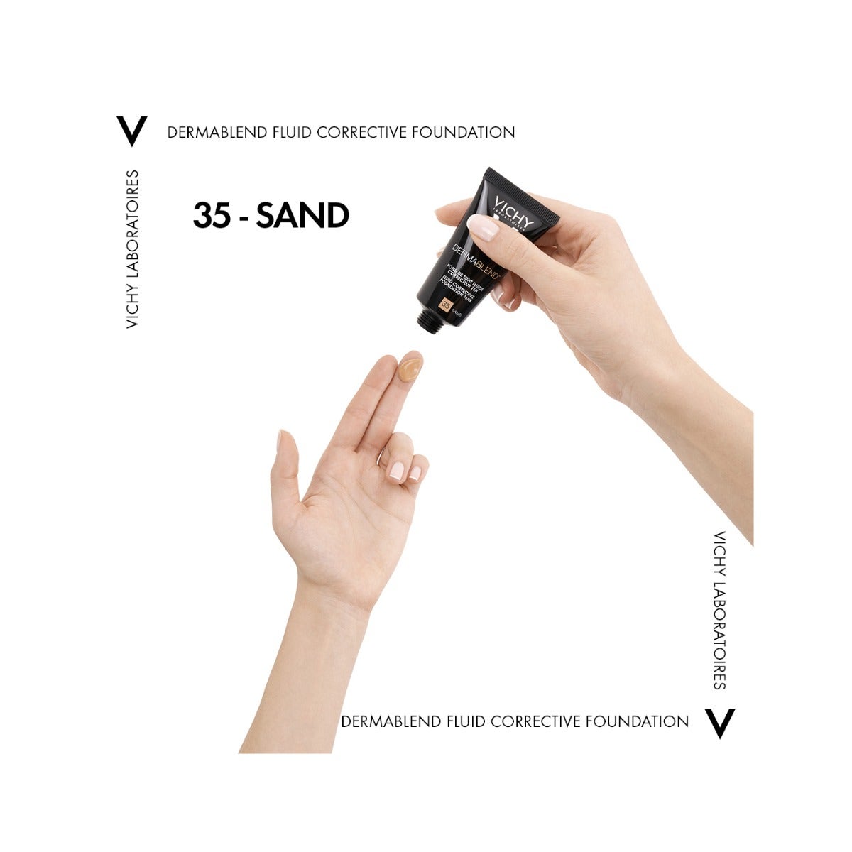 Vichy Dermablend Base de Maquillaje Fluida Cobertura Tonos 35 30ml SPF35-15
