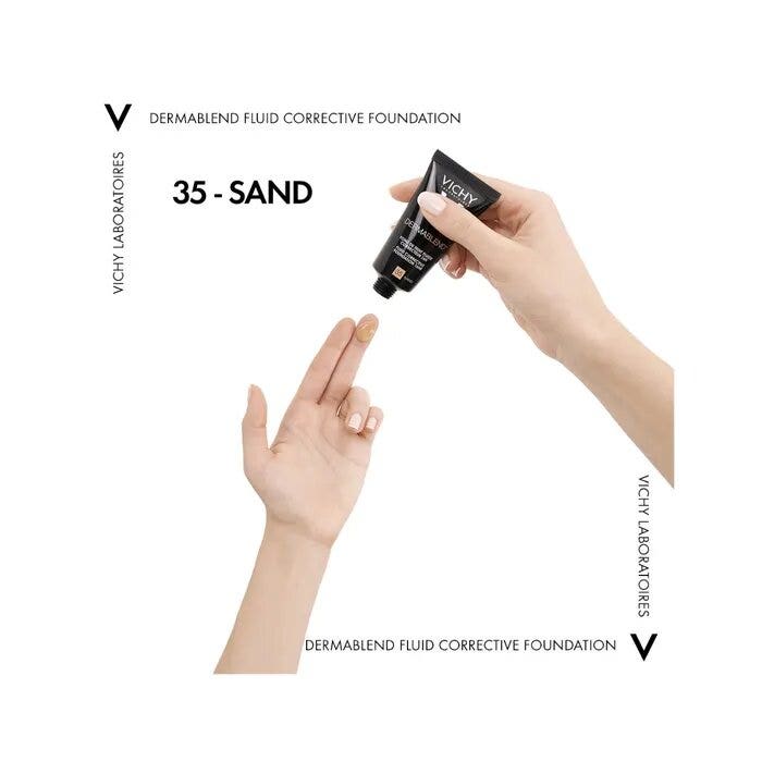 Vichy Dermablend Base de Maquillaje Fluida Cobertura Tonos 35 30ml SPF35-24
