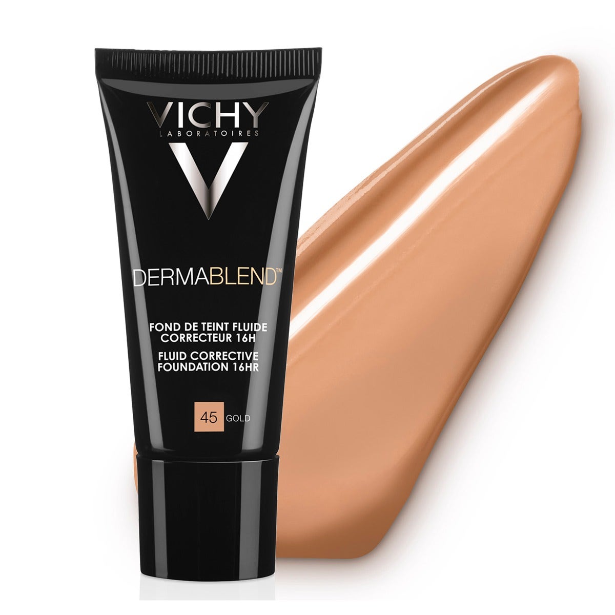 Vichy Dermablend Base de Maquillaje Fluida Cobertura Tonos 45 30ml SPF35-7