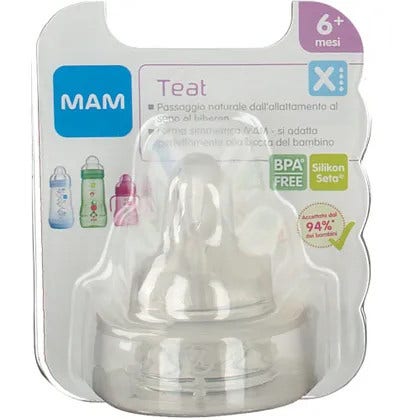 MAM Tetina 2 Piezas Tamaño X 6m +-3