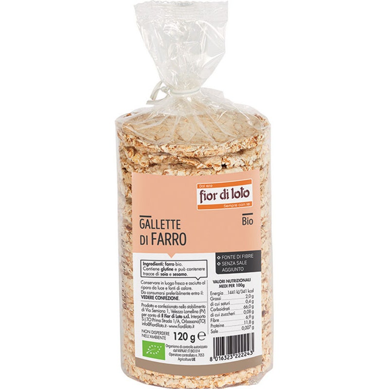 Tortas de Espelta Flores de Loto 120g-2