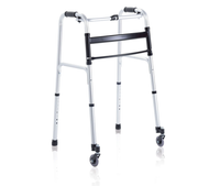 Mopedia Andador Plegable Aluminio 2 Ruedas Giratorias Código RP734-1