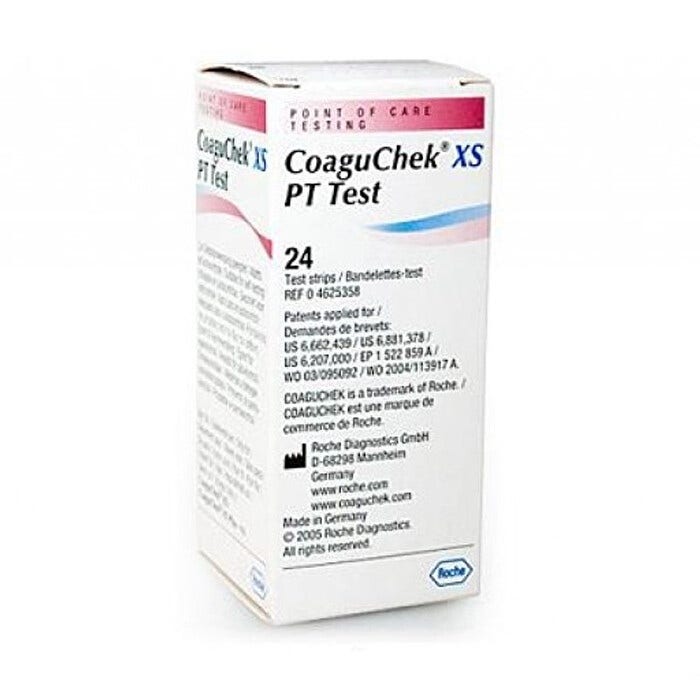 Prueba CoaguCheck XS PT 24 tiras reactivas-2