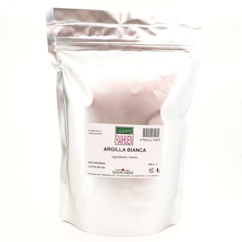 Polvo Arcilla Blanca Superventilada Raihuen 500g-1