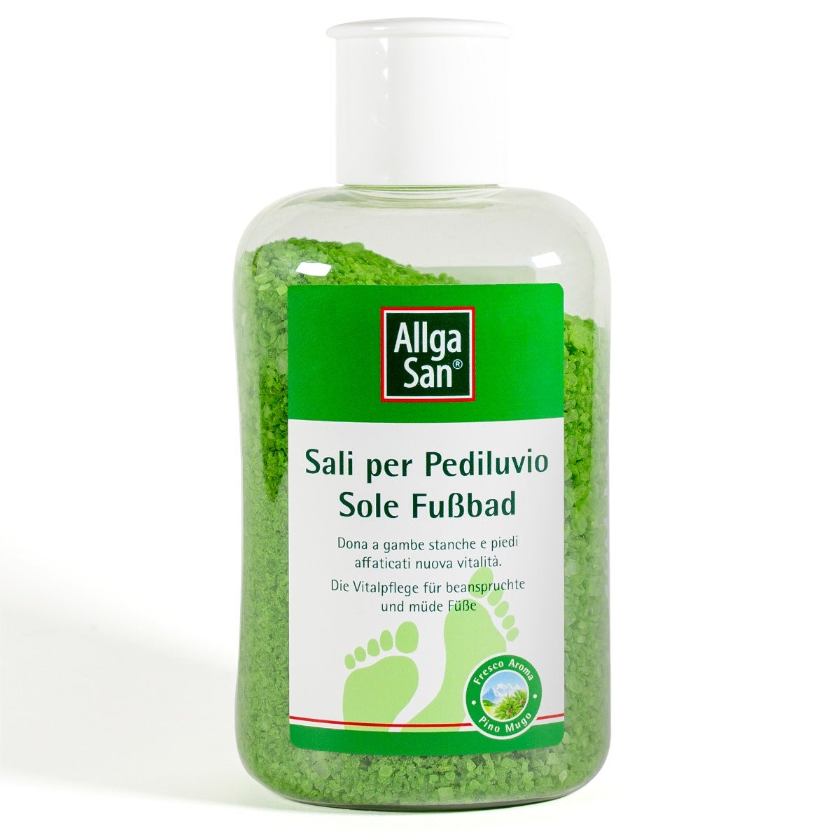 AllgaSan Sales de baño para pies perfumadas con pino de montaña 350 g-0