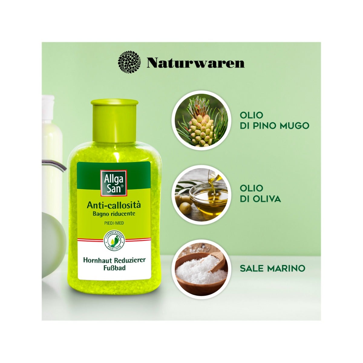 Sales de Baño para Pies Anti-Callosidades Allgasan 350g-2